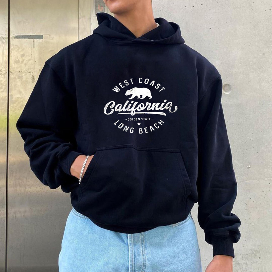 

Men's Vintage California Bear Long Sleeve Sweatshirt