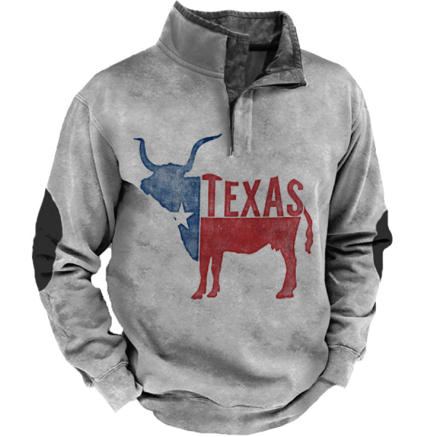 

Men's Vintage Texas Long Sleeve Sweatshirt