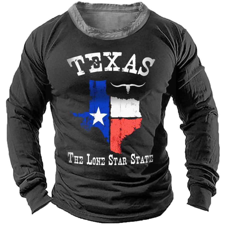 

Men's Vintage Texas Long Sleeve T-Shirt