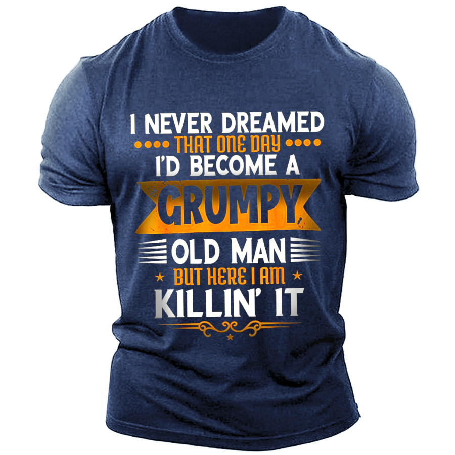 

Men's Retro Old Man Short Sleeve T-shirt
