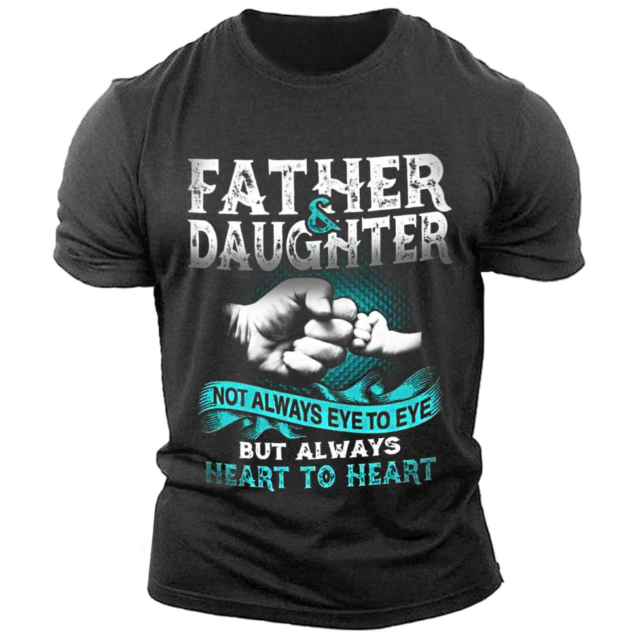 

Men's Vintage FATHER DAUGHTER Short Sleeve T-Shirt