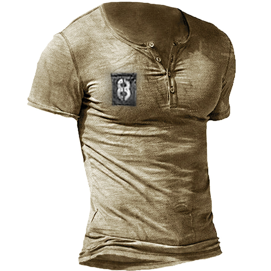 

Men's Vintage Distressed Short Sleeve T-Shirt
