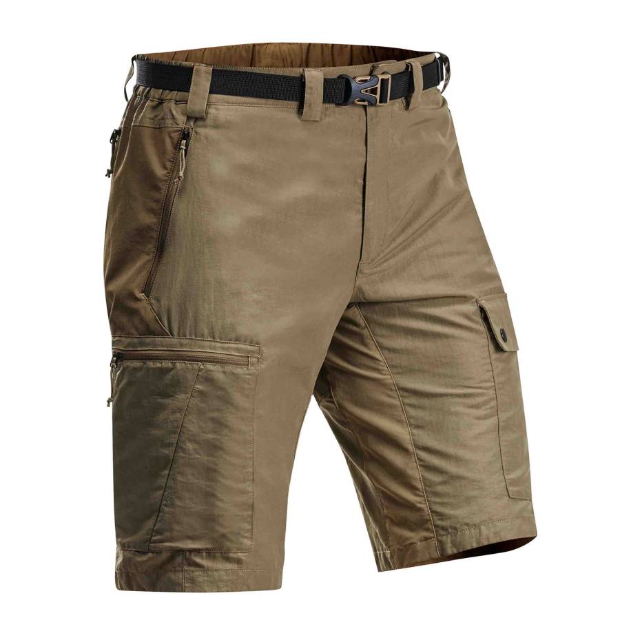 

Men's Outdoor Multi-Pocket Trekking Colorblock Cargo Shorts