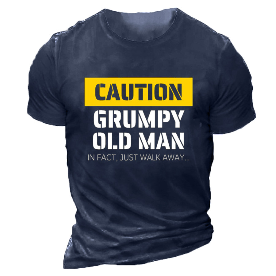 

Men's Retro Old OLD MAN Short-sleeved T-shirt