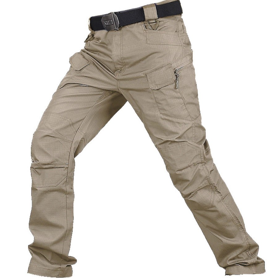 

Мужские тренировочные тактические штаны-карго с несколькими карманами