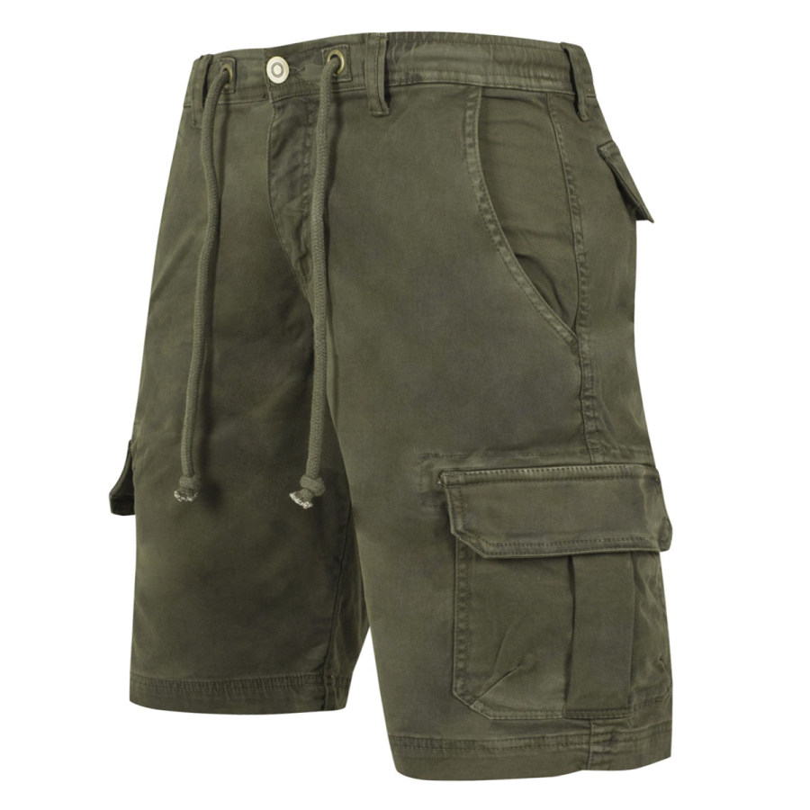 

Men's Vintage Multi Pocket Cargo Shorts