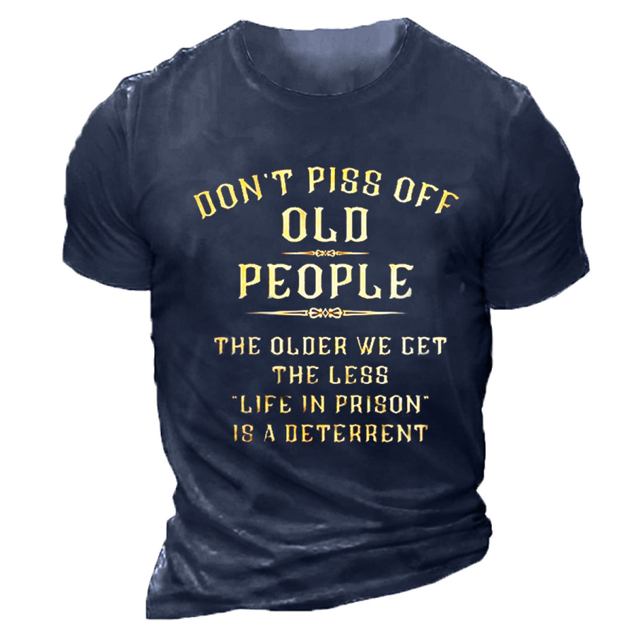 

Men's Vintage OLD PEOPLE Short Sleeve T-Shirt