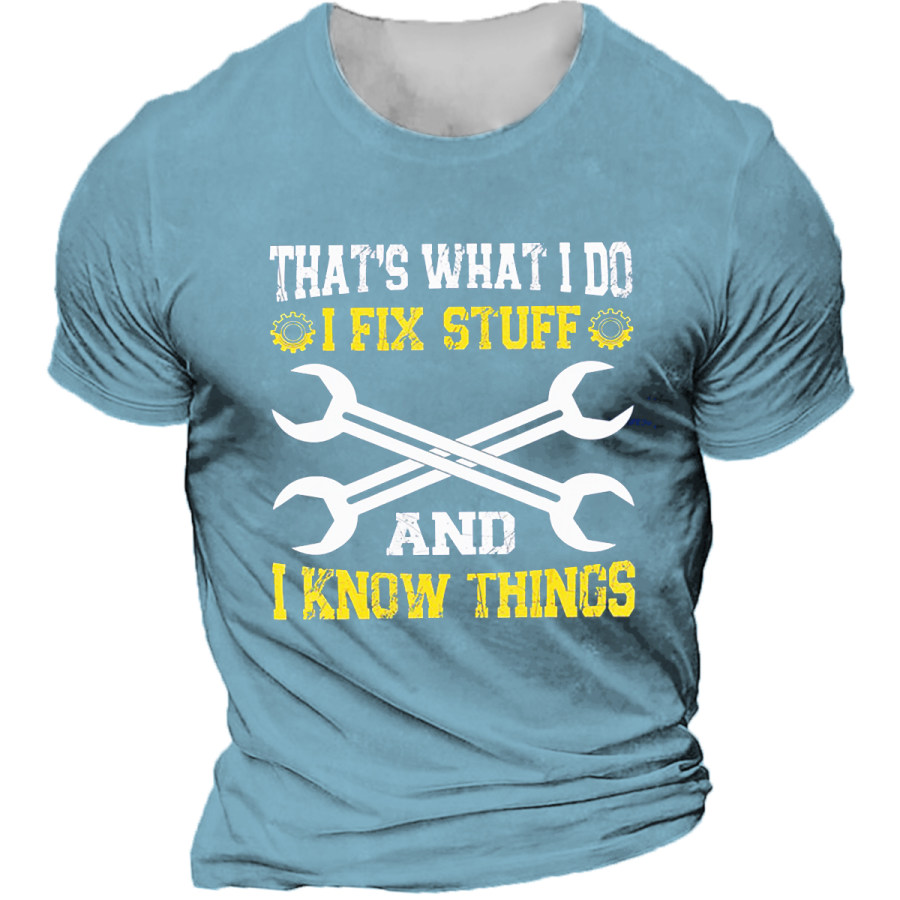 

Men's Vintage I FIX STUFF Short Sleeve T-Shirt