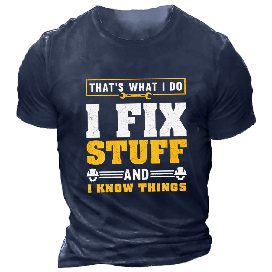 

Men's Vintage I FIX STUFF Short Sleeve T-Shirt