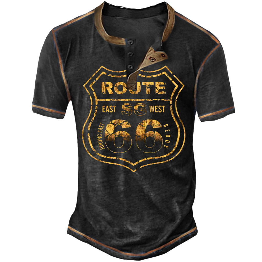 

Men's Vintage Route 66 Short Sleeve T-Shirt