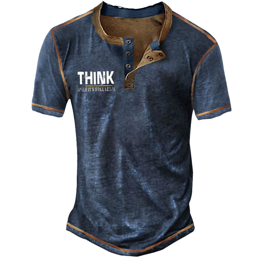 

Men's Retro Think Short Sleeve T-shirt