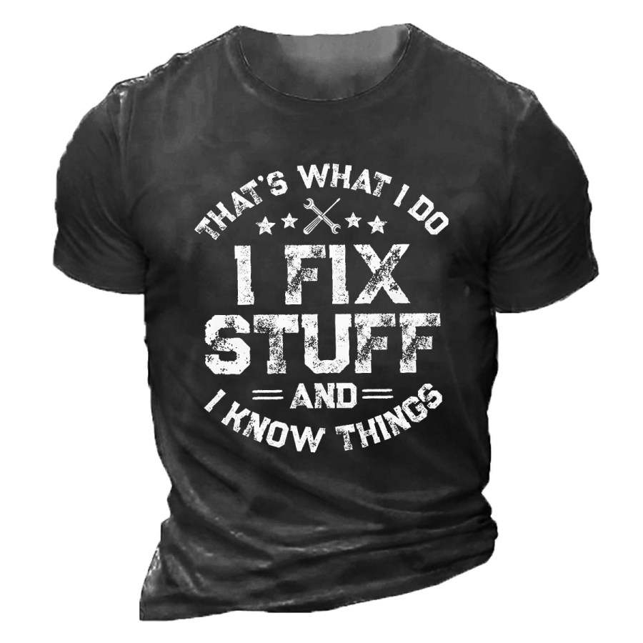 

Men's Vintage I FIX STUFF Short Sleeve T-Shirt