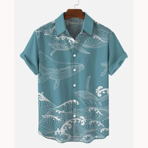 Men's Whale Beach Shirt - Clorislife.com