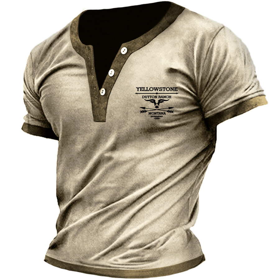 

Men's Vintage Yellowstone Short Sleeve T-Shirt