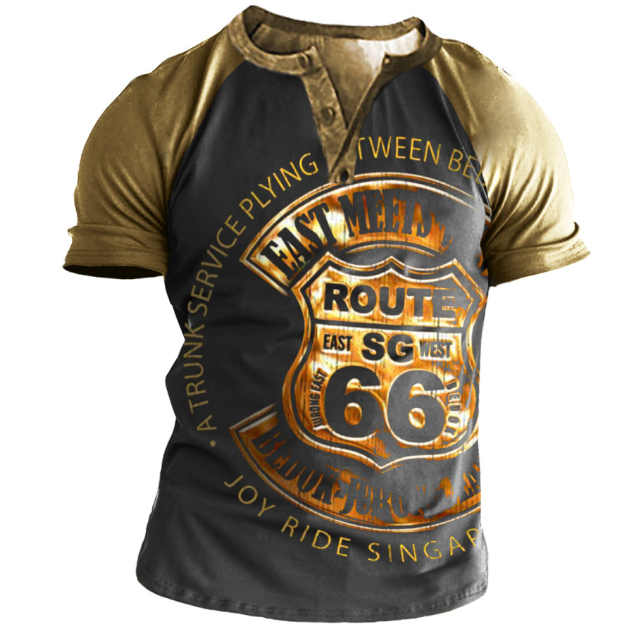 

Men's Vintage Route 66 Short Sleeve T-Shirt