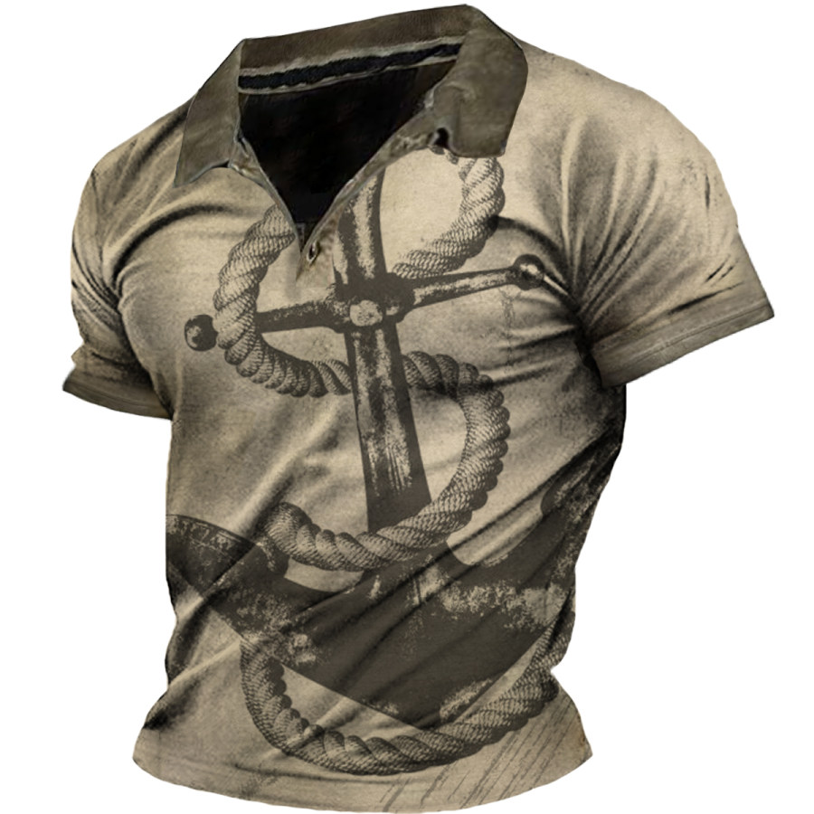 

Men's Vintage Anchor Short Sleeve T-ShirtMen's Vintage Anchor Short Sleeve T-Shirt