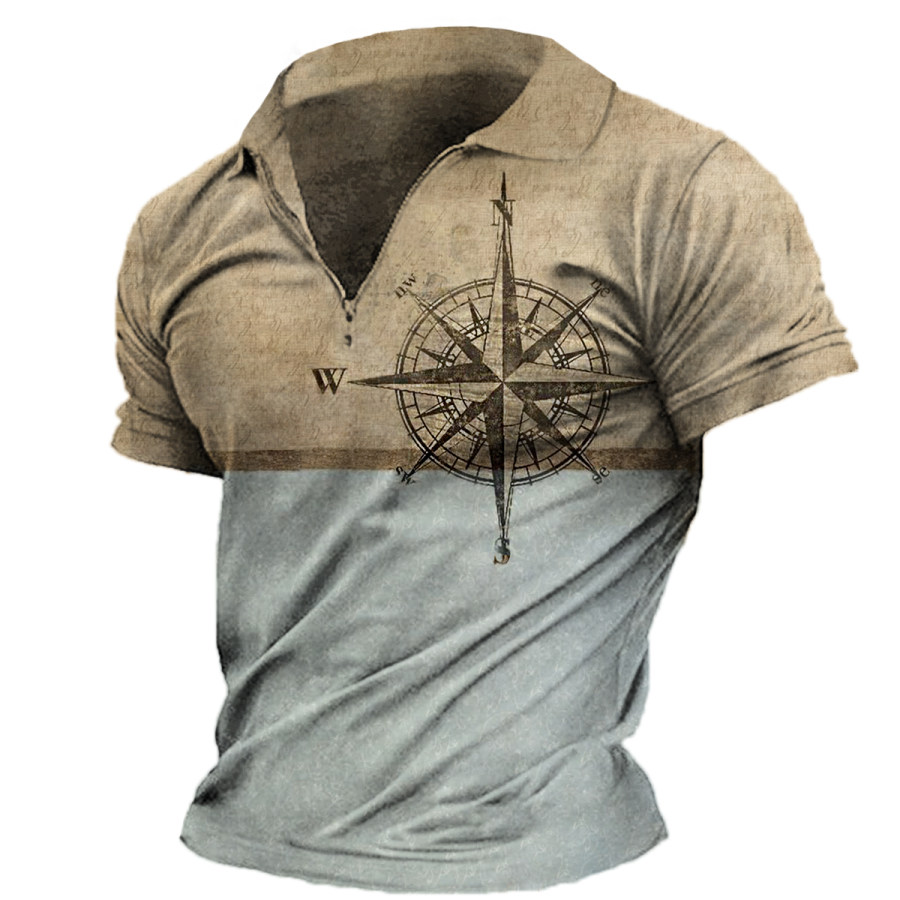 

Men's Vintage Compass Short Sleeve T-Shirt