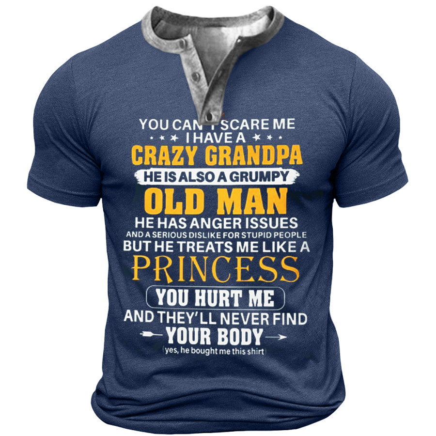 

Men's Vintage OLD MAN Short Sleeve T-Shirt