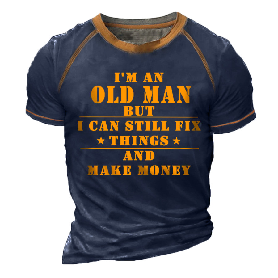 

Men's Vintage OLD MAN Short Sleeve T-Shirt