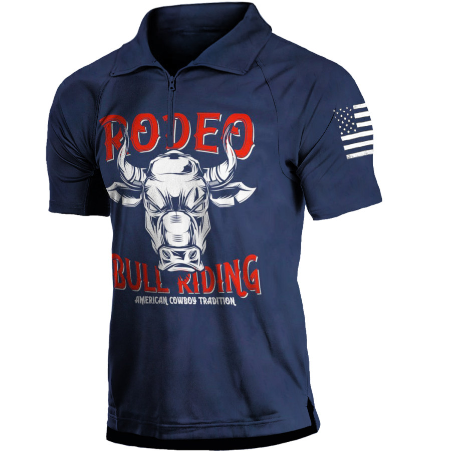 

Men's Vintage Western Bulldog POLO Shirt