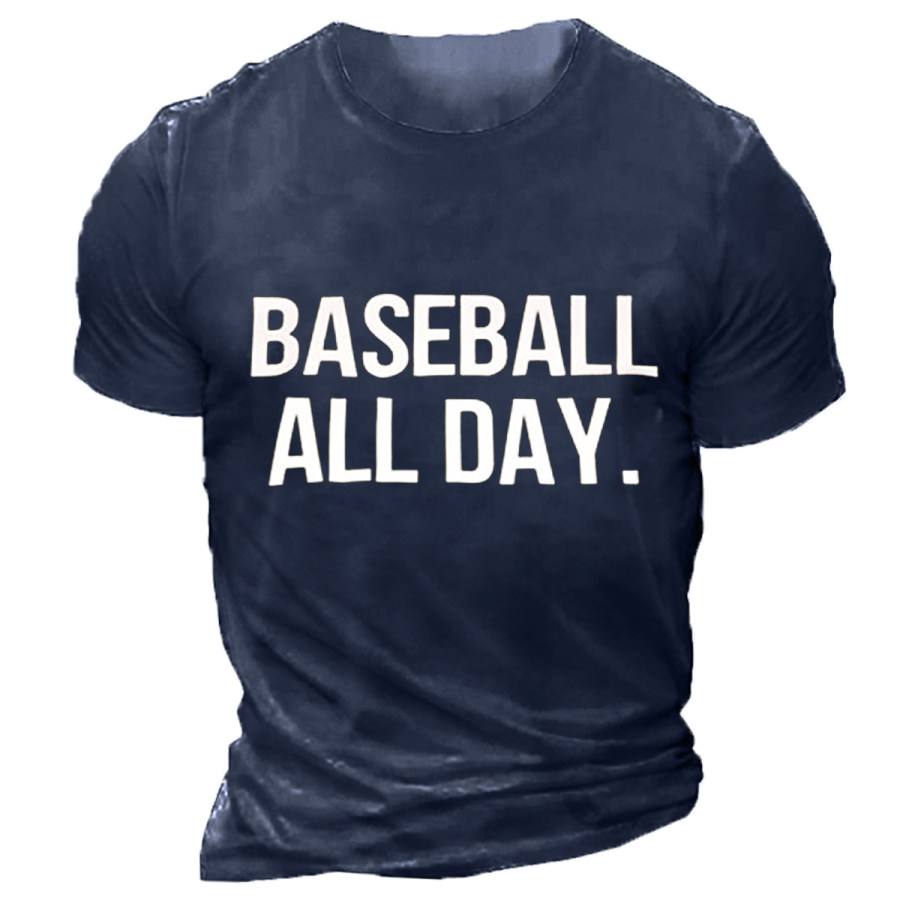 

Men's Vintage BASEBALL ALL DAY Short Sleeve T-Shirt