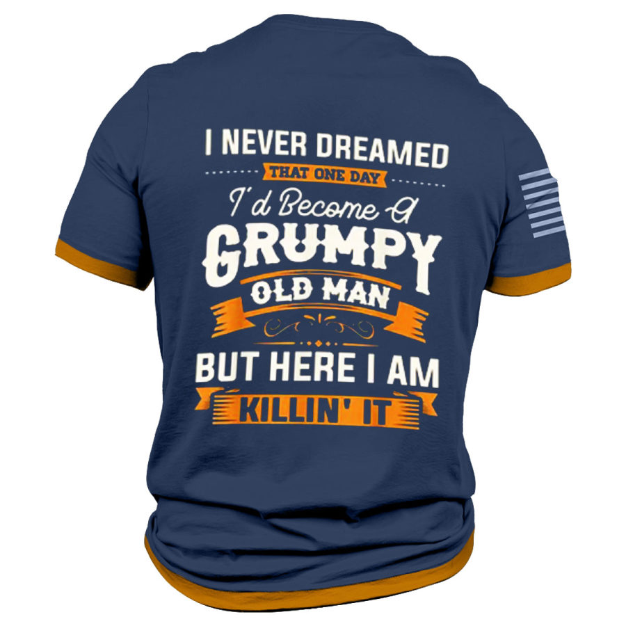 

Men's Vintage OLD MAN Short Sleeve T-Shirt