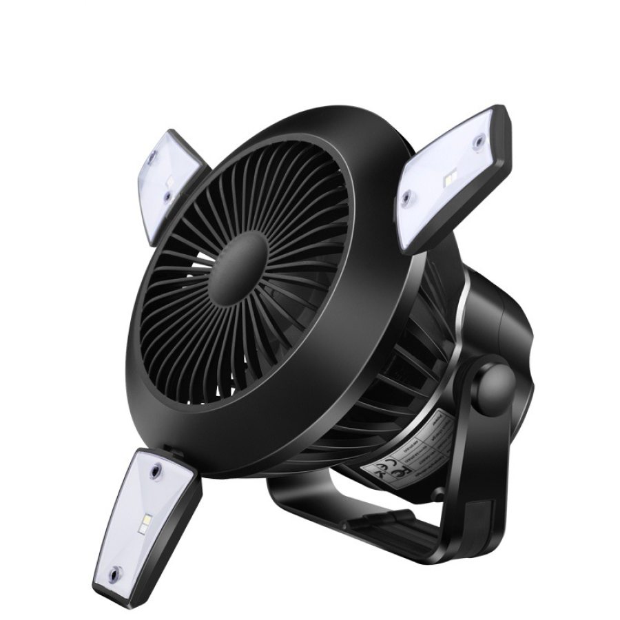 

Outdoor portable solar fan light