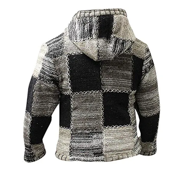 New Warm Hooded Jacket Knit Sweater Sweater Men - Nikiluwa.com