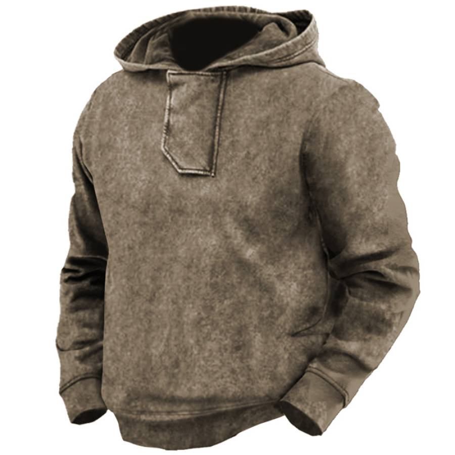 

Men's Vintage Distressed Outdoor Tactical Hoodie