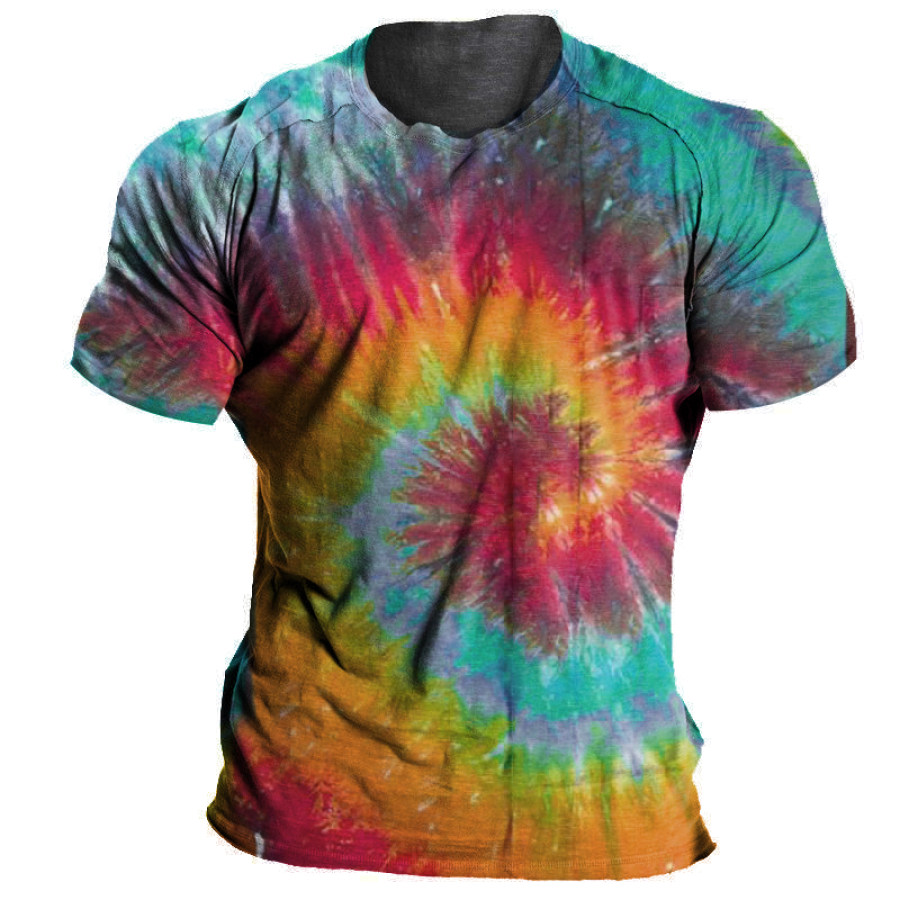 

Men's Creative Tie-dye T-shirt