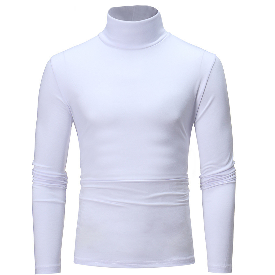 Solid Color High Neck Chic Design And Long Sleeves