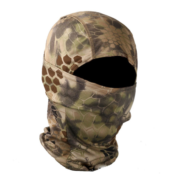 Python pattern tactical headgear mask outdoor sunscreen windproof sand ...