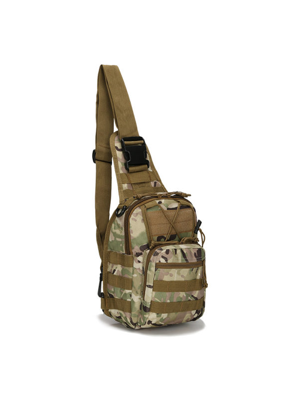 Men's small chest bag riding shoulder bag military camouflage tactical ...