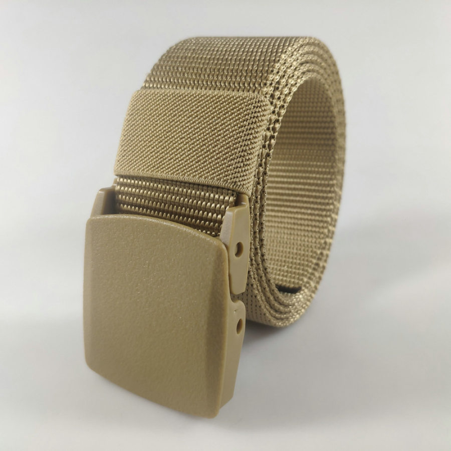 

Ceinture tactique en nylon avec boucle en plastique Ceinture d'entraînement militaire en toile hypoallergénique durable à séchage rapide pour hommes