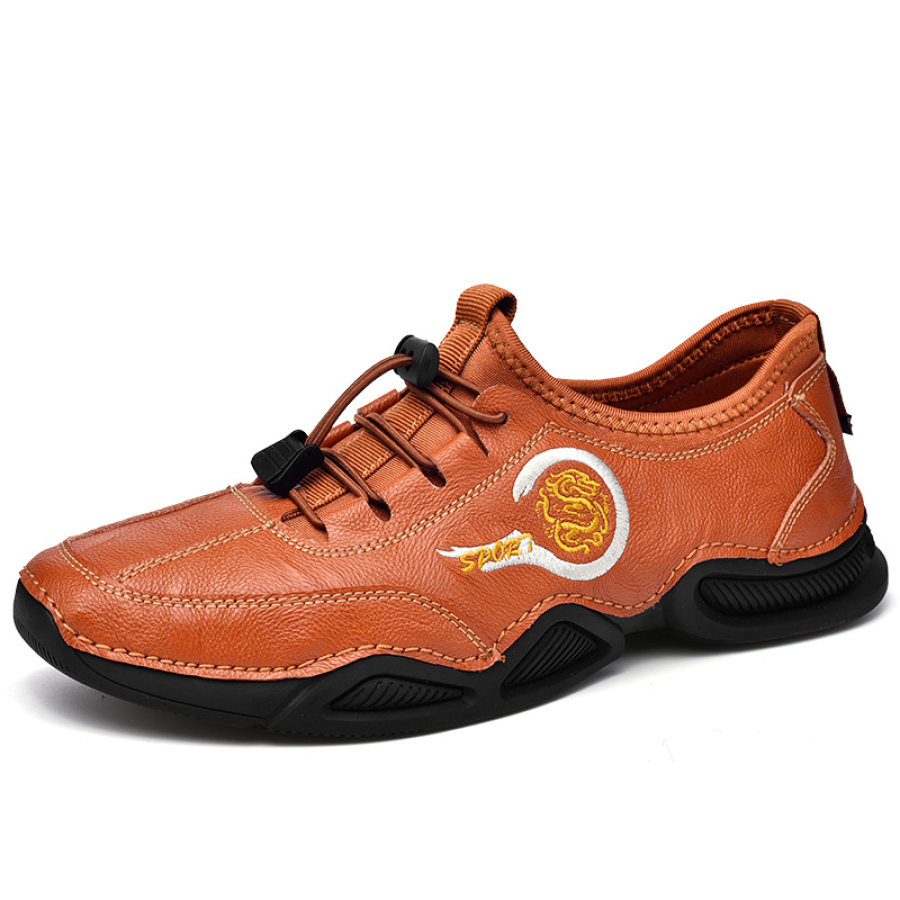 

Breathable retro mens shoes