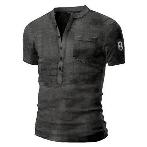 Mens printed tactical short-sleeved T-shirt - Nikiluwa.com 
