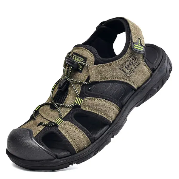 Mens lightweight outdoor casual breathable sandals - Sanhive.com 