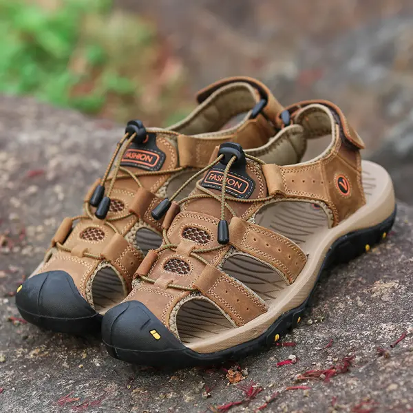 Mens Outdoor Casual Breathable Sandals Only $13.99 - Cotosen.com 