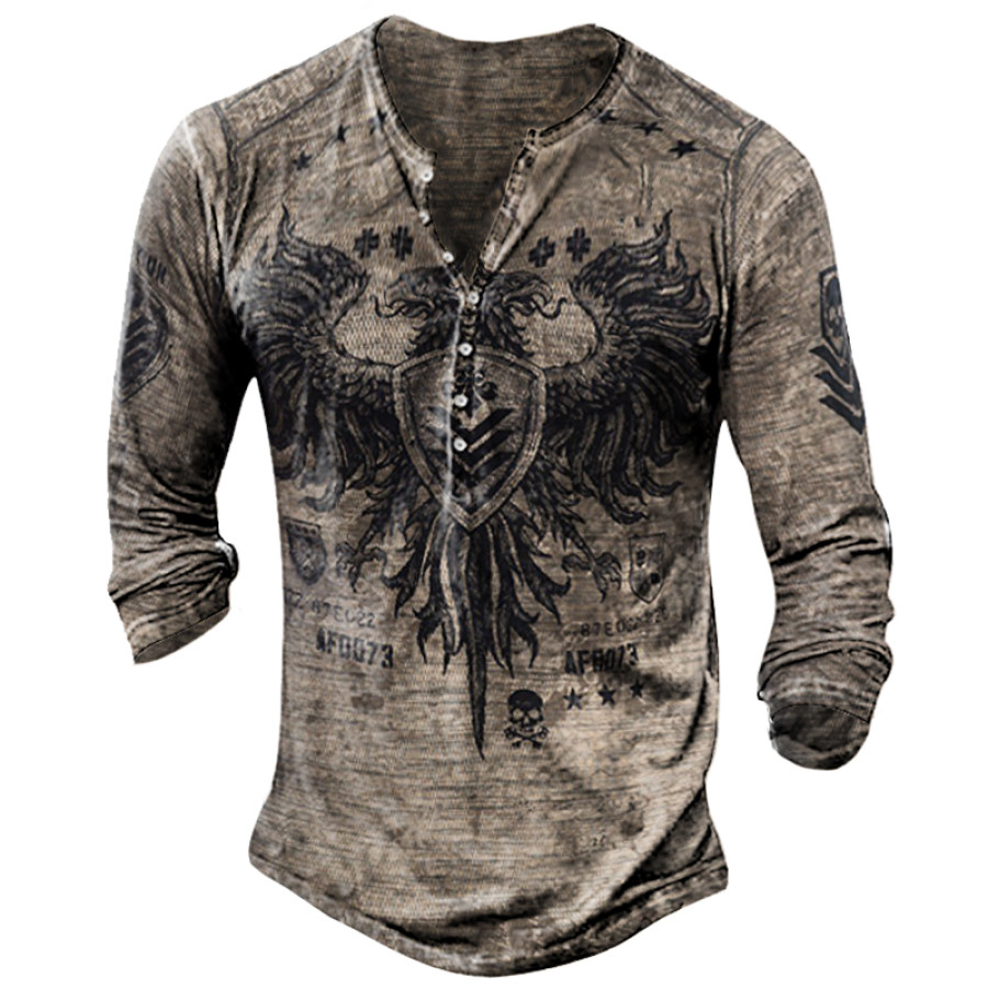 

Mens outdoor comfortable and breathable long-sleeved T-shirt