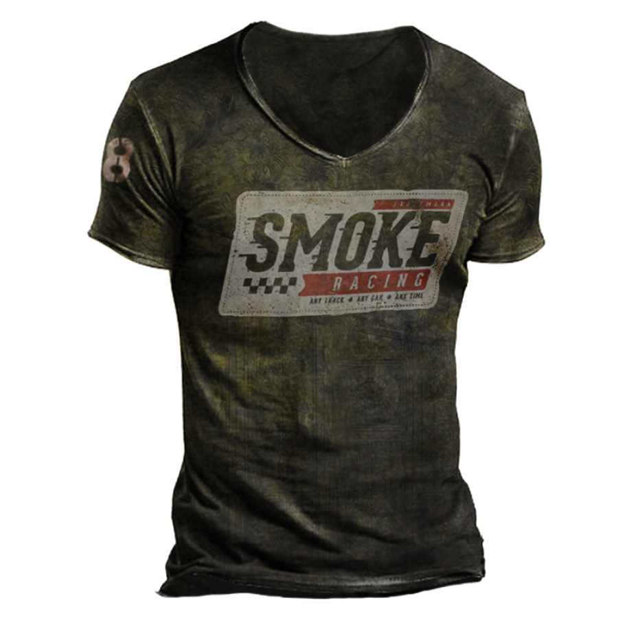 

Mens smoking racing T-shirt