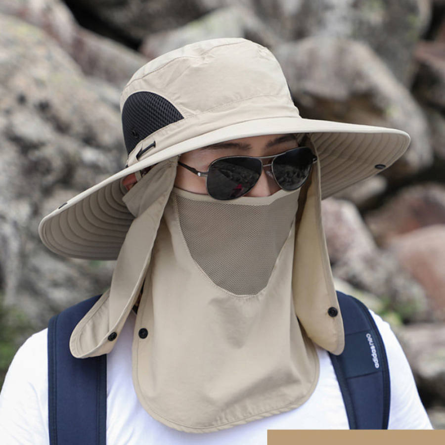 

Sun hat men summer fishing hat sun hat face mask