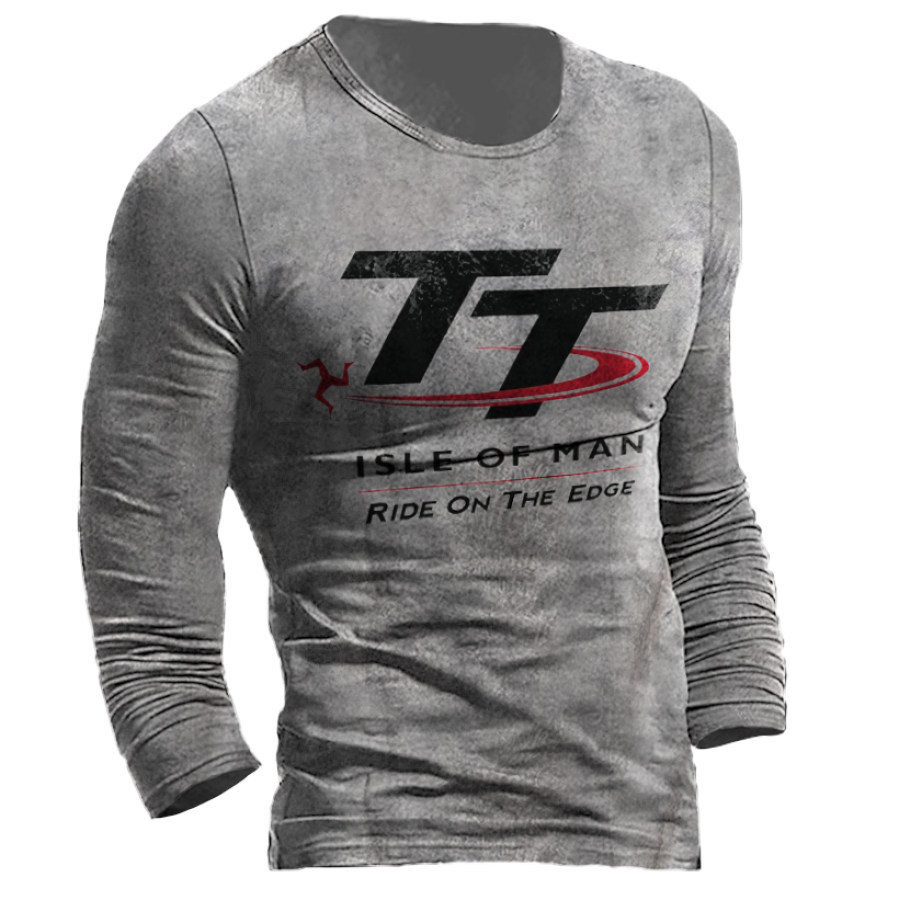 Men's Outdoor TT Racing Printing Long-sleeved Shirt