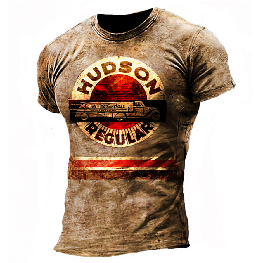 Men's Outdoor Tactical Garage Print T-shirt