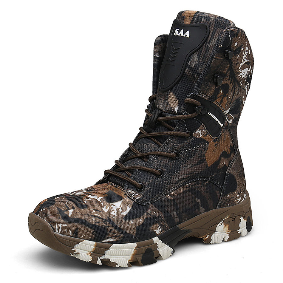 

High-top Camouflage Waterproof Non-slip Tactical Boots