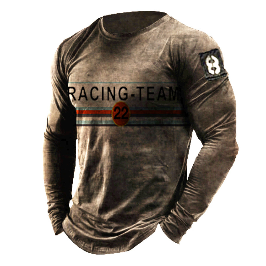 Mens Vintage Racing Team Retro T-Shirts