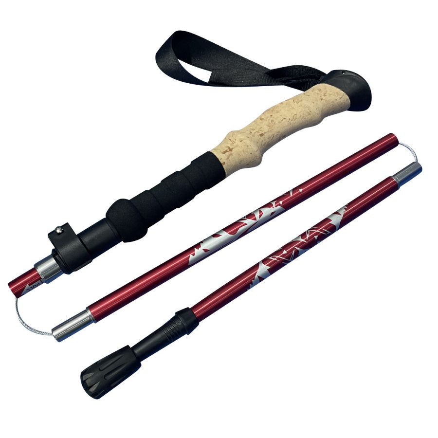 

Outdoor Hiking Lightweight Five-section Folding Aluminum Trekking Pole