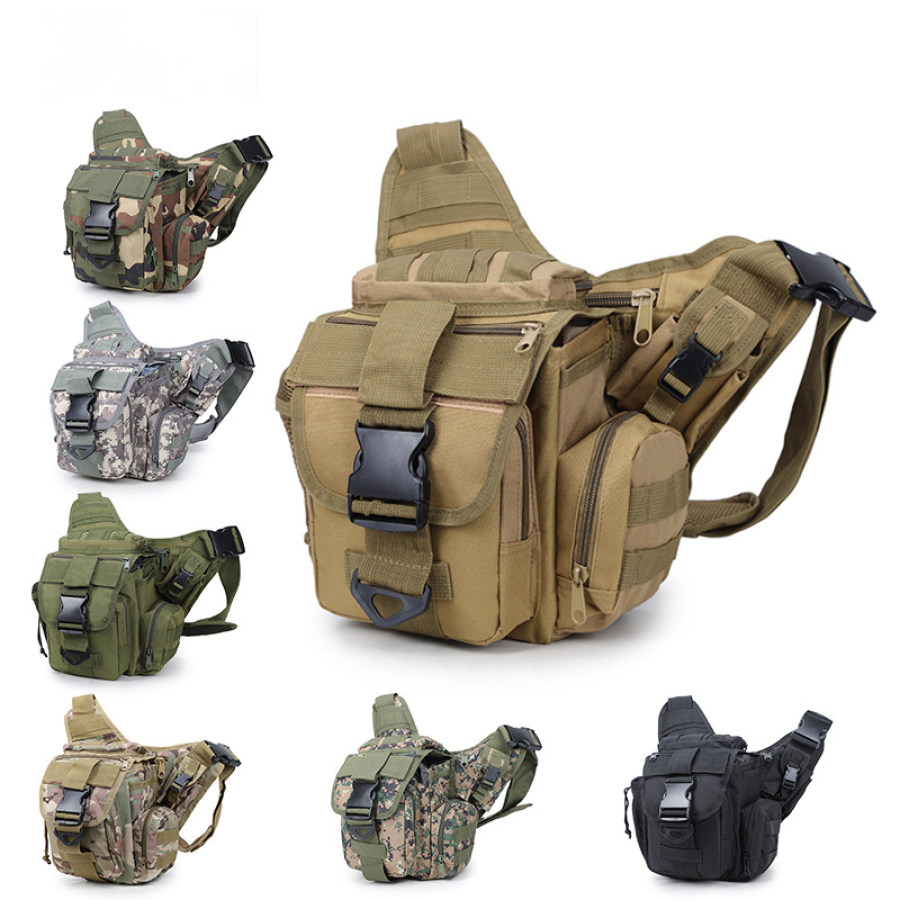 

Military Fan Tactical Saddle Outdoor Leisure One-shoulder Messenger Backpack Waist Bags
