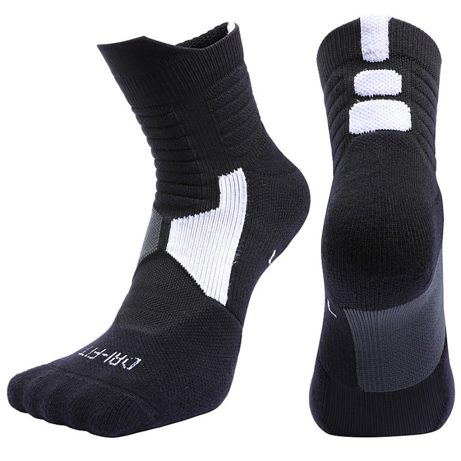 

Мужские антибактериальные спортивные махровые носки для баскетбола средней длины