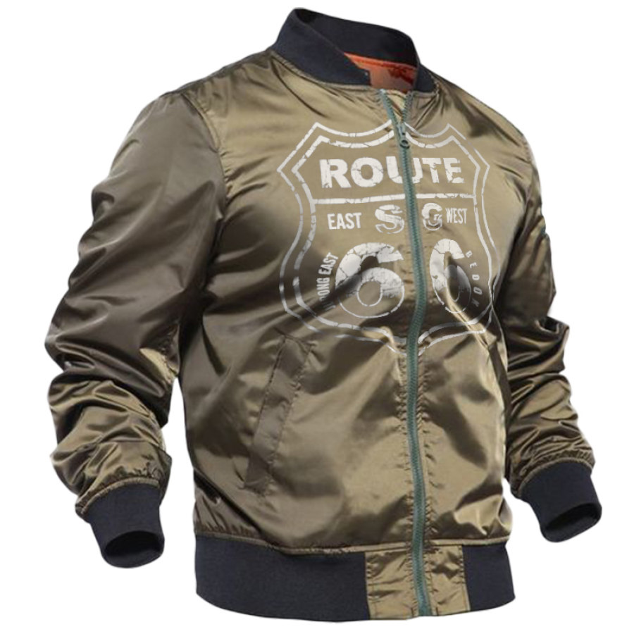 

Men's Outdoor Windproof Bomber Jacket