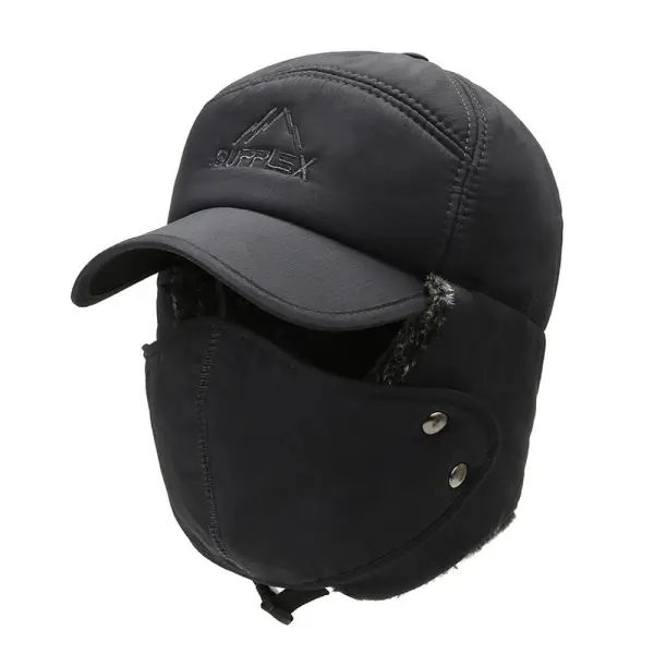 Men's Outdoor Cold Mask And Ear Cap - Sanhive.com 
